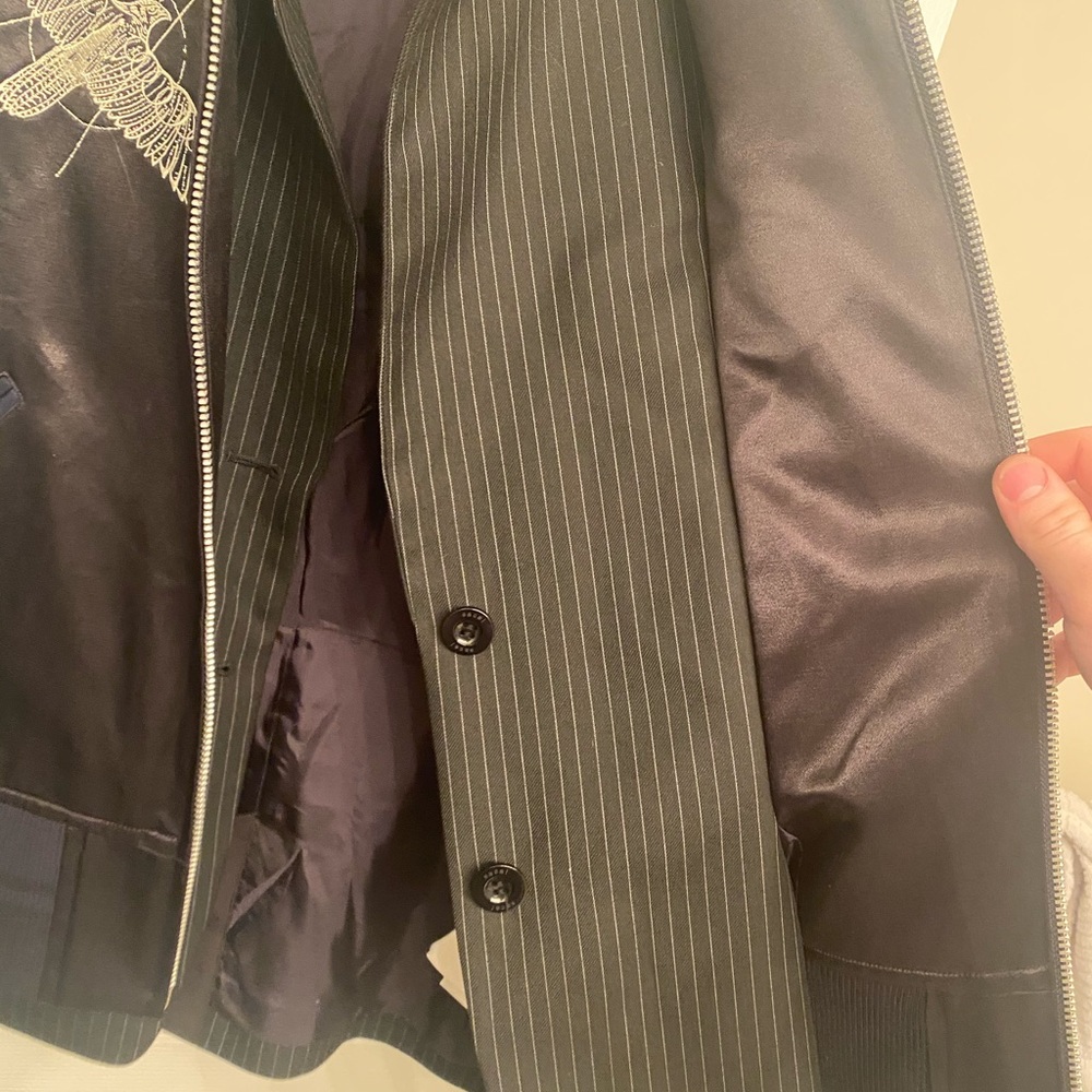 SOLD Sacai Dr Woo SS19 Embroidered Eagle Souvenir Jacket Blazer - Picture 3 of 16